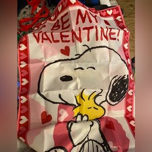 Peanuts Snoopy Valentines Flag